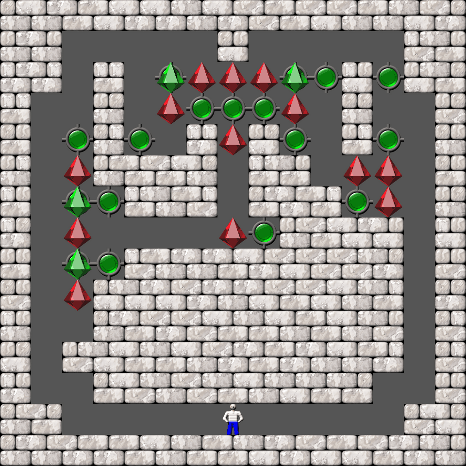 Сокобан More Bugs collections уровень 379